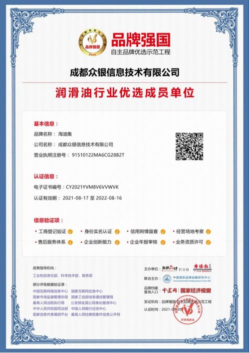 淘油集入選“品牌強(qiáng)國”示范工程成員單位 引領(lǐng)經(jīng)濟(jì)信息咨詢新風(fēng)向