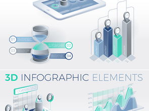 3D數(shù)據(jù)分析公司信息圖表PPT元素矢量圖模板下載與應(yīng)用指南